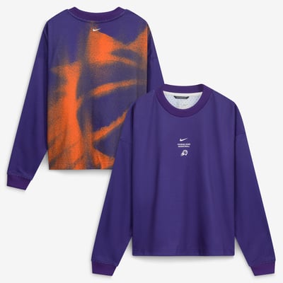  Phoenix Suns Nike Youth 2026/27 Standard Issue Pre-Game Performance Long Sleeve T-Shirt - Purple