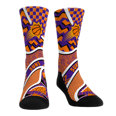  Phoenix Suns Rock Em Youth Ball Pattern Crew Socks - Orange