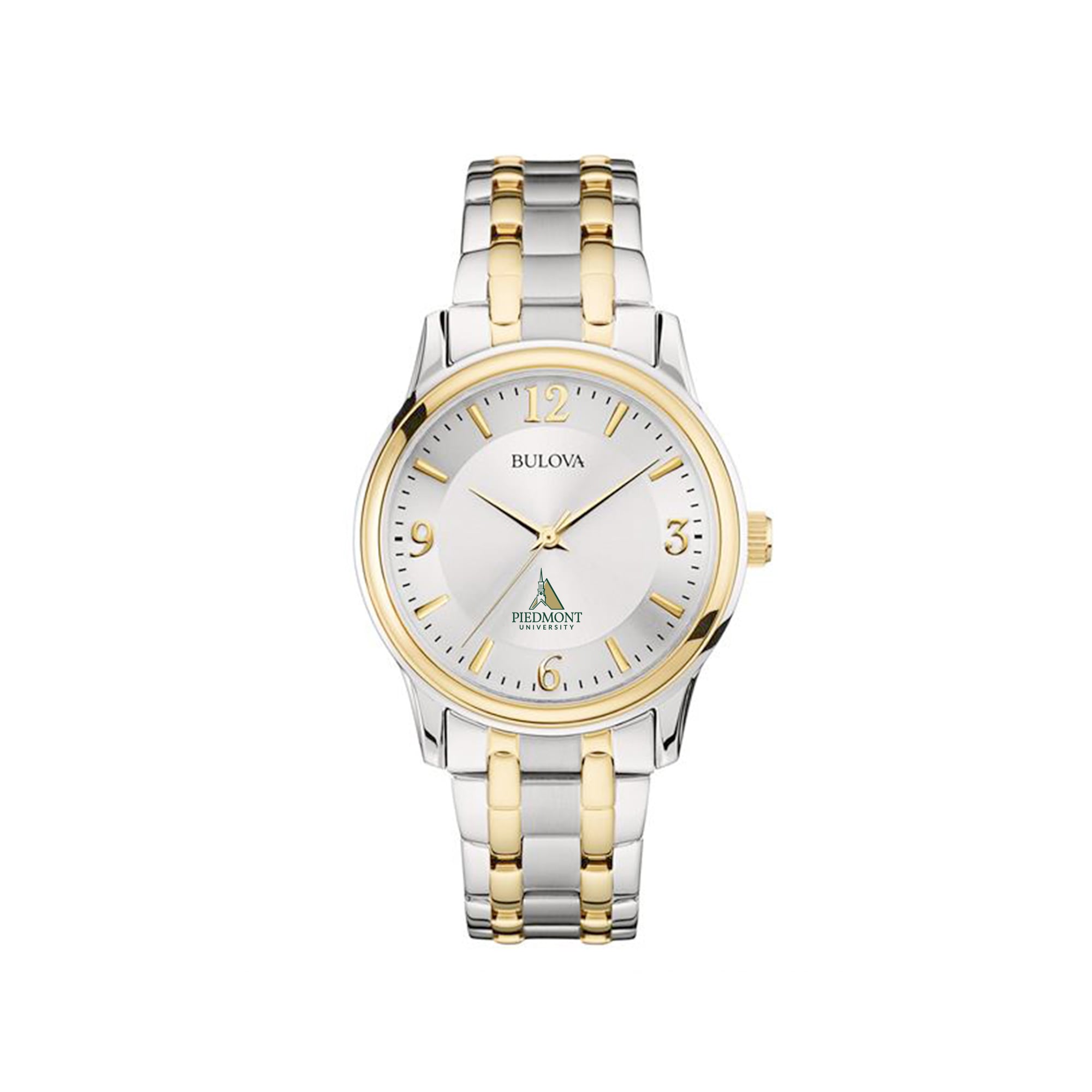 Columbia Athletics Bulova Two-Tone Stainless Steel Dress Watch with Lion Emblem Amazon.com: Bulova Classic Two-Tone Stainless Steel 3-Hand  main image 3