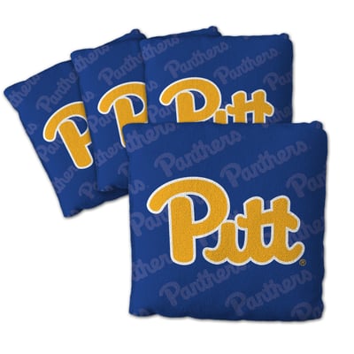 Pitt Panthers Fanpoint Four-Piece Cornhole Bag Set