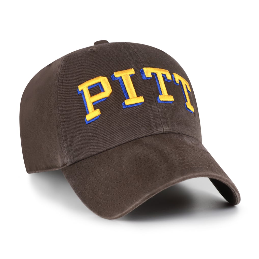  Pitt Panthers '47 Vault Clean Up Adjustable Hat - Brown