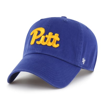  Pitt Panthers '47 Logo Clean Up Adjustable Hat - Royal
