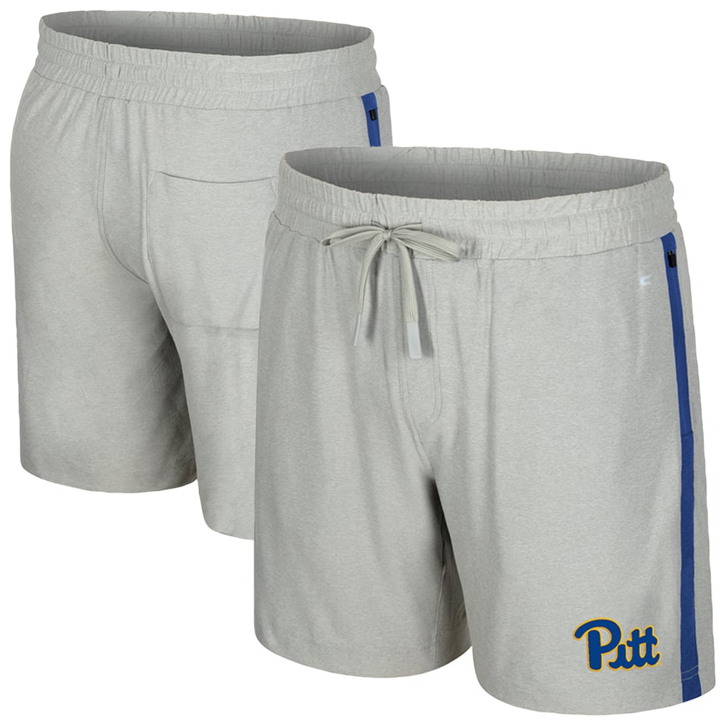 Pitt Panthers Colosseum Mac Shorts - Gray