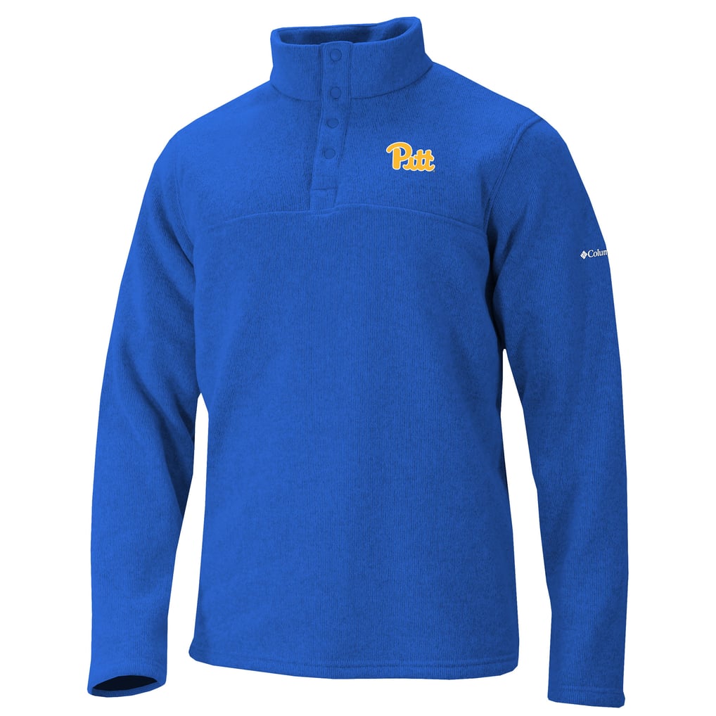 Pitt Panthers Columbia Alto Pass Half-Snap Jacket - Royal