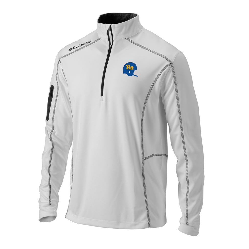 Pitt Panthers Columbia Vault Omni-Wick Shotgun Quarter-Zip Pullover - White