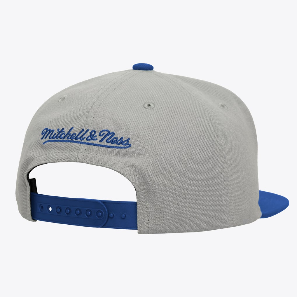  Pitt Panthers Mitchell & Ness Plaid OG Snapback Hat - Gray/Royal