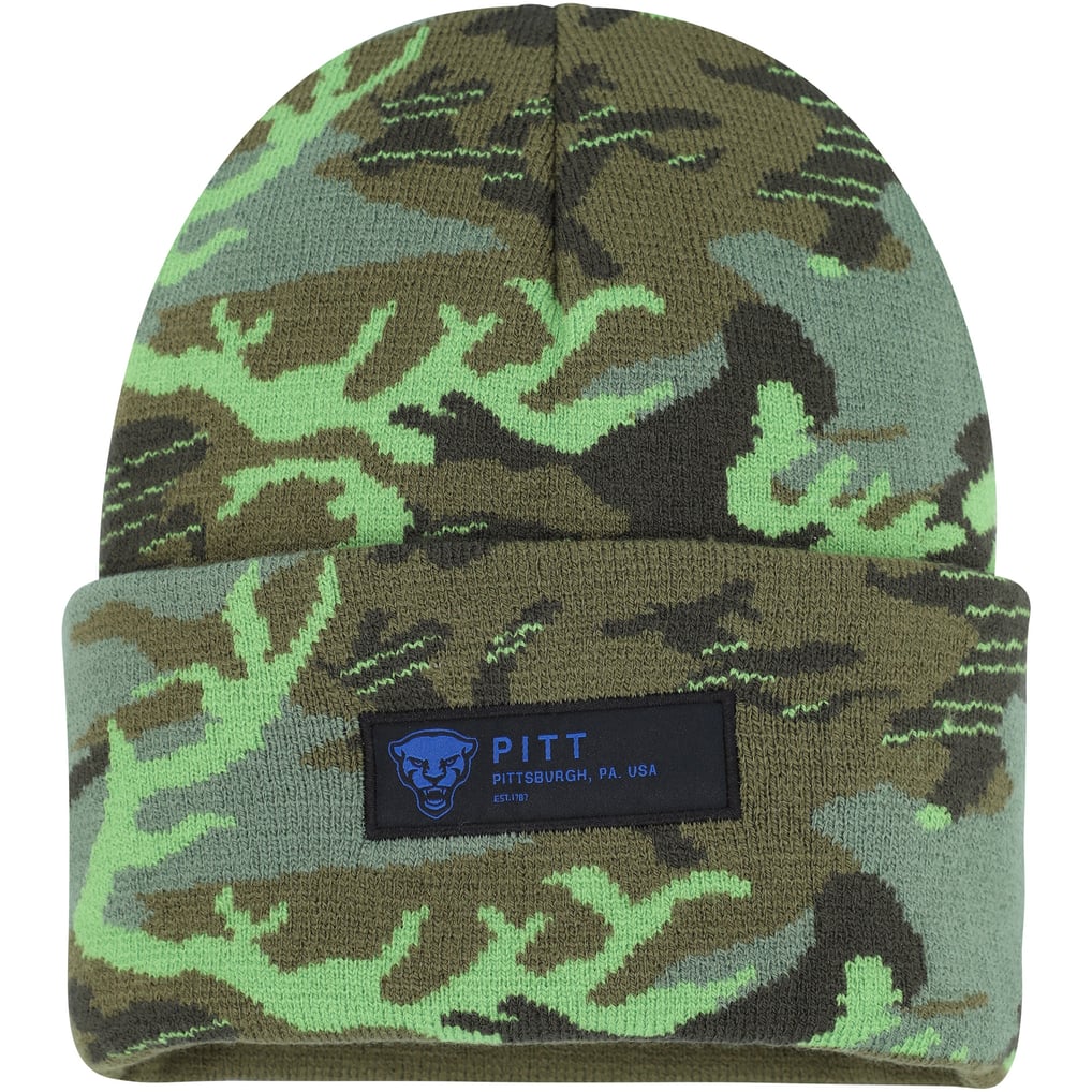 Pitt Panthers Nike Veterans Day Cuffed Knit Hat - Camo