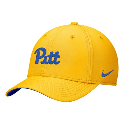 Pitt Panthers Nike Primetime SwooshFlex Dri-FIT Hat - Gold
