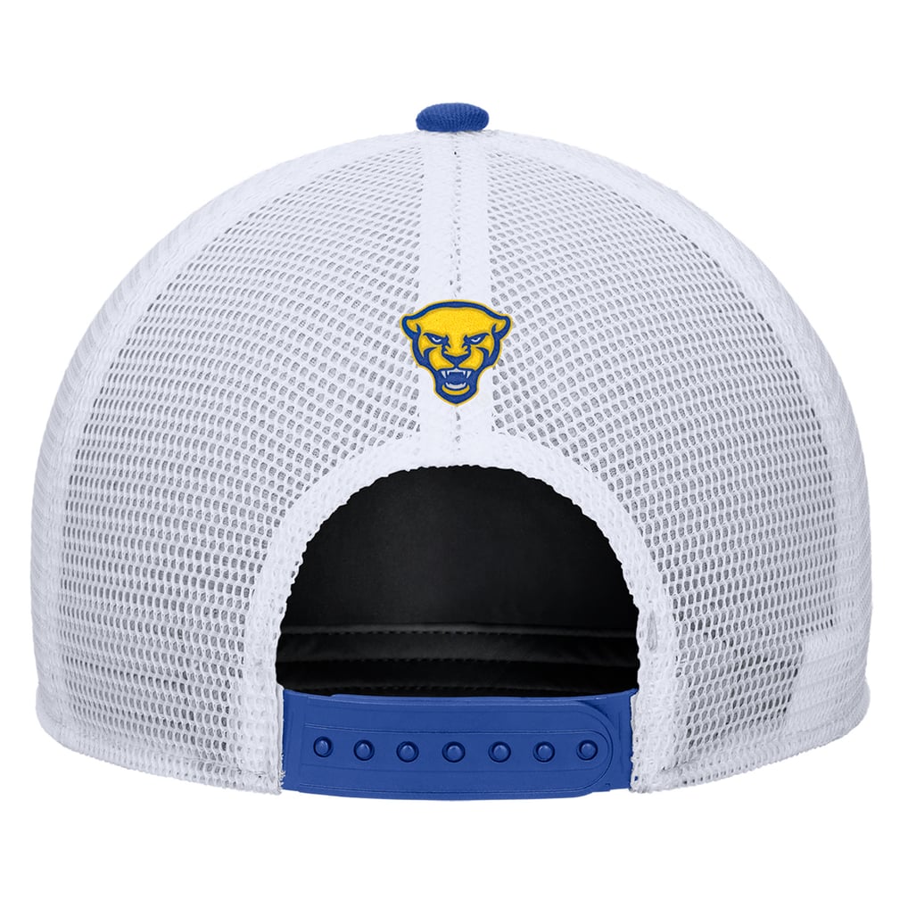 Pitt Panthers Nike 2025 On-Field Rise Trucker Performance Adjustable Hat - Royal