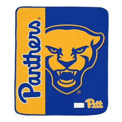 Pitt Panthers Pegasus Endzone 50" x 60" Ultra Soft Throw Blanket