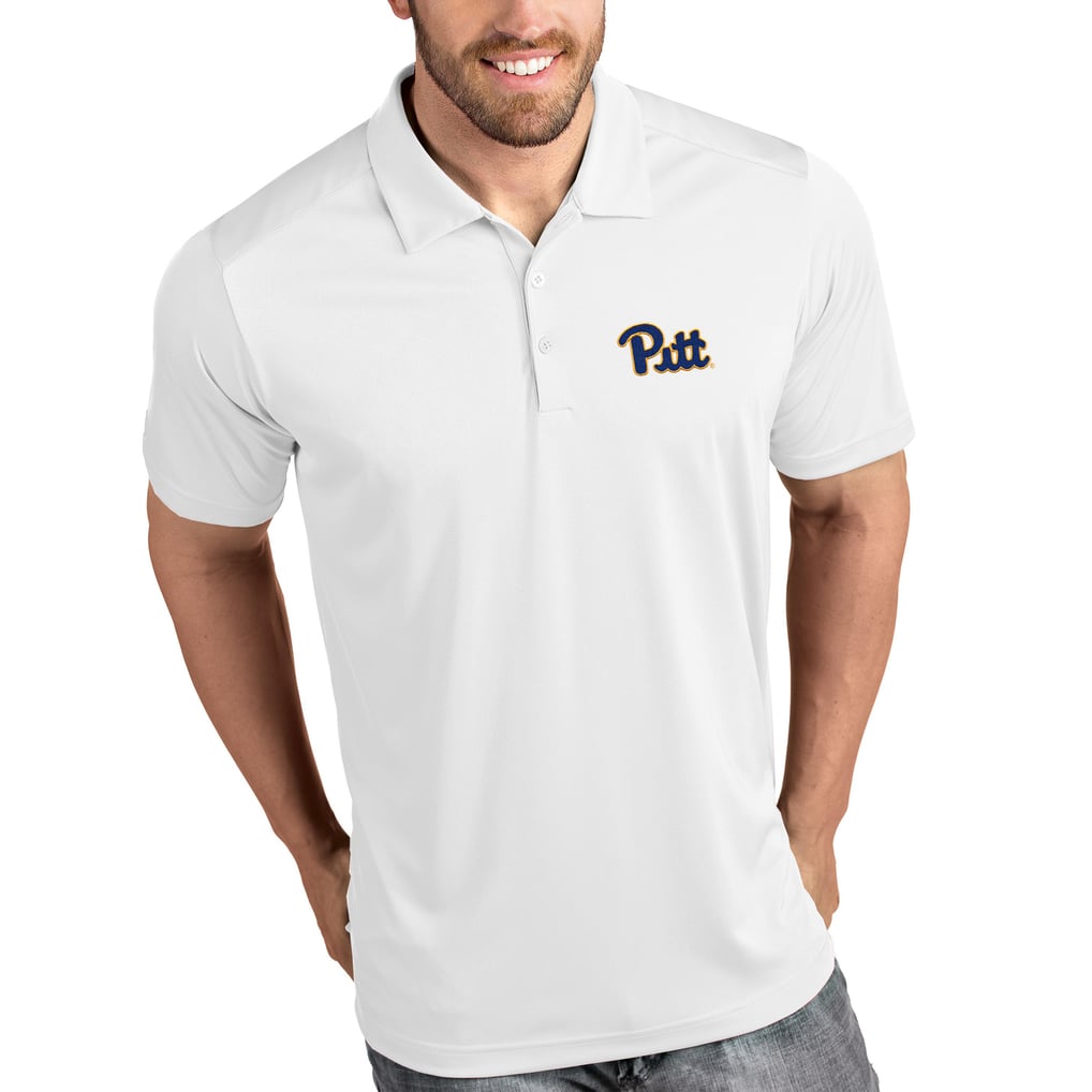 Pitt Panthers Antigua Tribute Polo - White