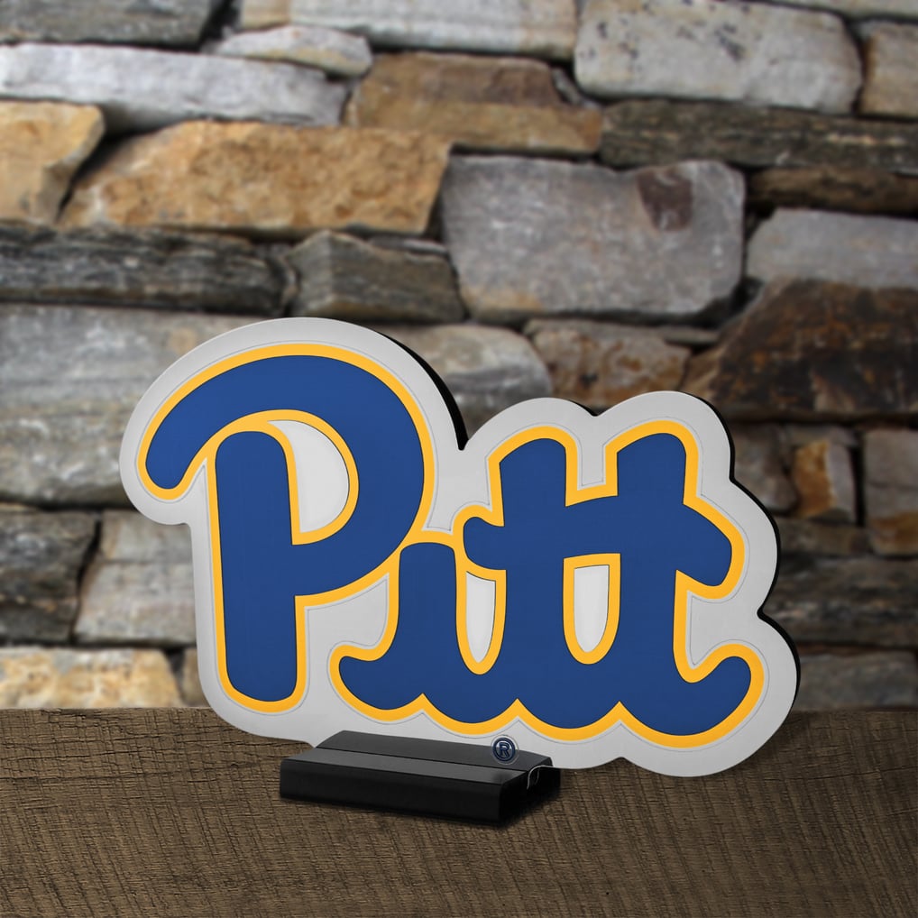 Pitt Panthers LED Infinity Logo Light