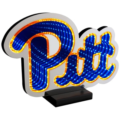 Pitt Panthers LED Infinity Logo Light