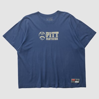 Pitt Panthers Nike 2000s T-shirt - Navy - 2XL by Fanatics Real Vintage