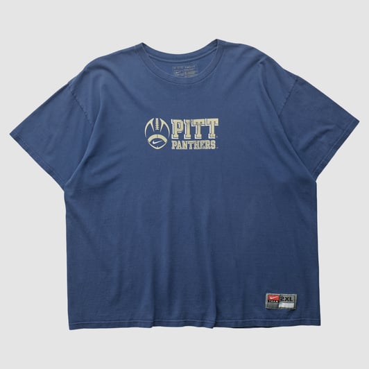 Pitt Panthers Nike 2000s T-shirt - Navy - 2XL by Fanatics Real Vintage