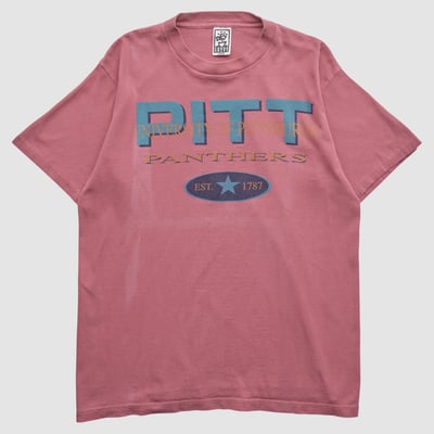 Pitt Panthers Savvy 90s T-shirt - Pink - L by Fanatics Real Vintage