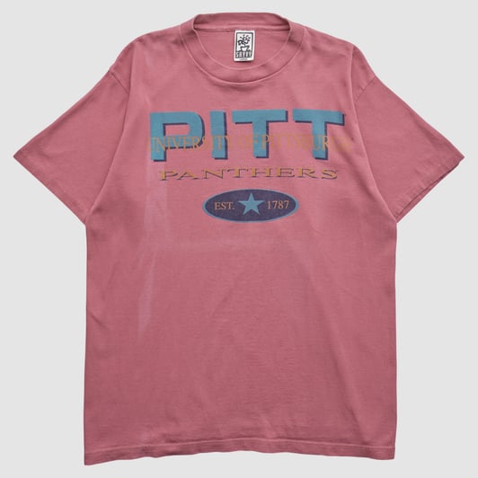Pitt Panthers Savvy 90s T-shirt - Pink - L by Fanatics Real Vintage