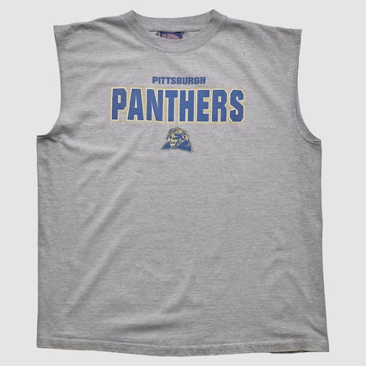 Pitt Panthers Varsity Classics 2000s Tank - Heather Gray - XL by Fanatics Real Vintage