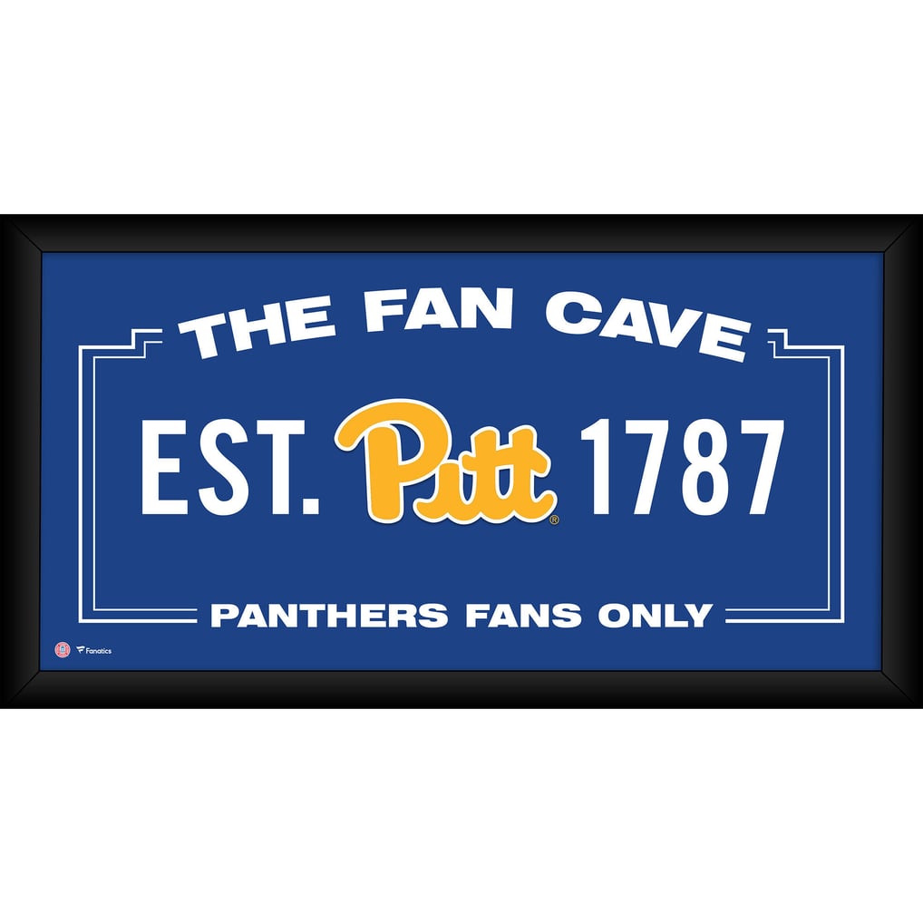 Pittsburgh Panthers Fanatics Authentic Framed 10" x 20" Fan Cave Collage