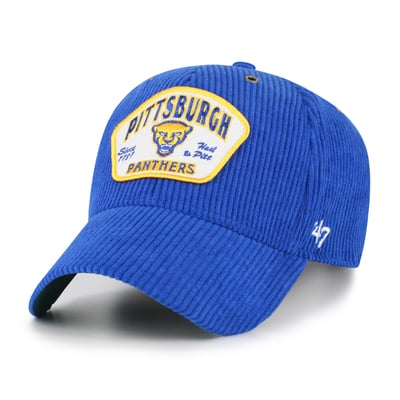 Pitt Panthers '47 Unisex Accordia Corduroy MVP Adjustable Hat - Royal