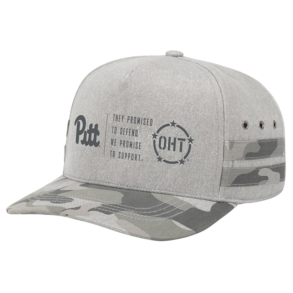  Pitt Panthers Colosseum Unisex OHT Squad Podium Adjustable Hat - Gray