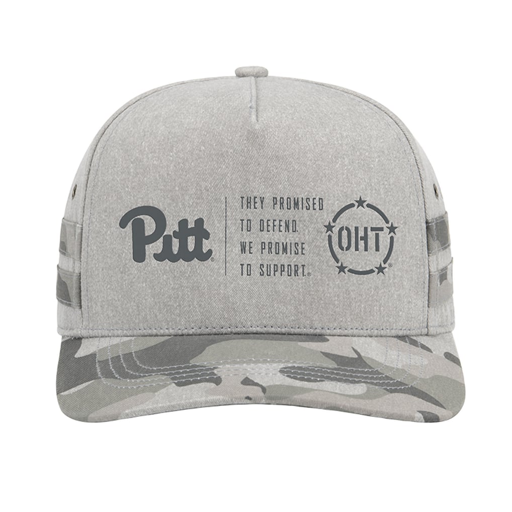  Pitt Panthers Colosseum Unisex OHT Squad Podium Adjustable Hat - Gray