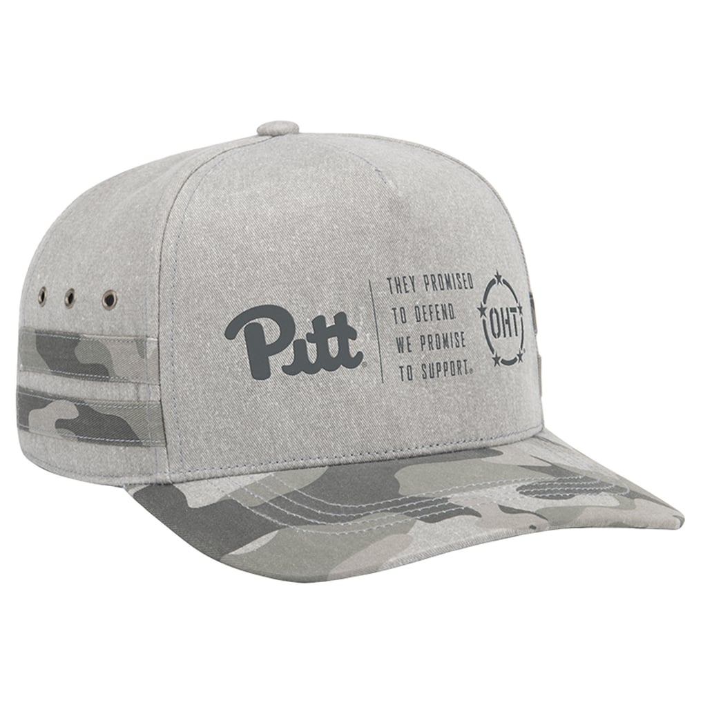  Pitt Panthers Colosseum Unisex OHT Squad Podium Adjustable Hat - Gray