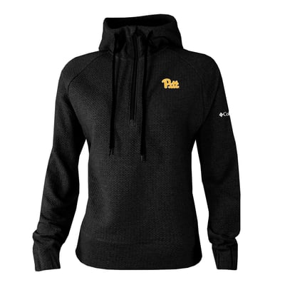  Pitt Panthers Columbia Women's Swingcraft Fleece Hoodie - Black