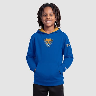  Pitt Panthers Champion Youth Fleece Hoodie - Royal