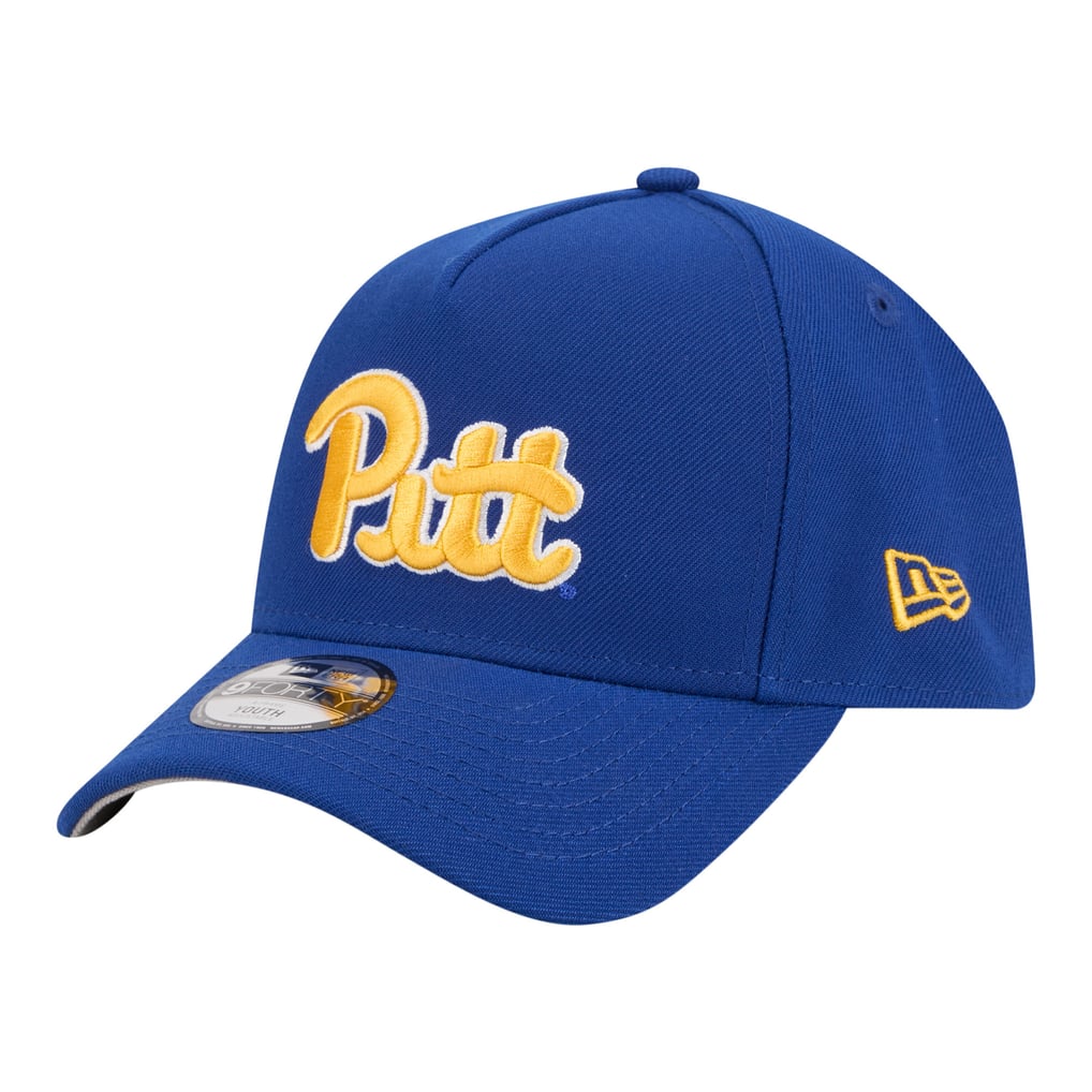 Pitt Panthers New Era Youth 9FORTY A-Frame Adjustable Hat - Royal
