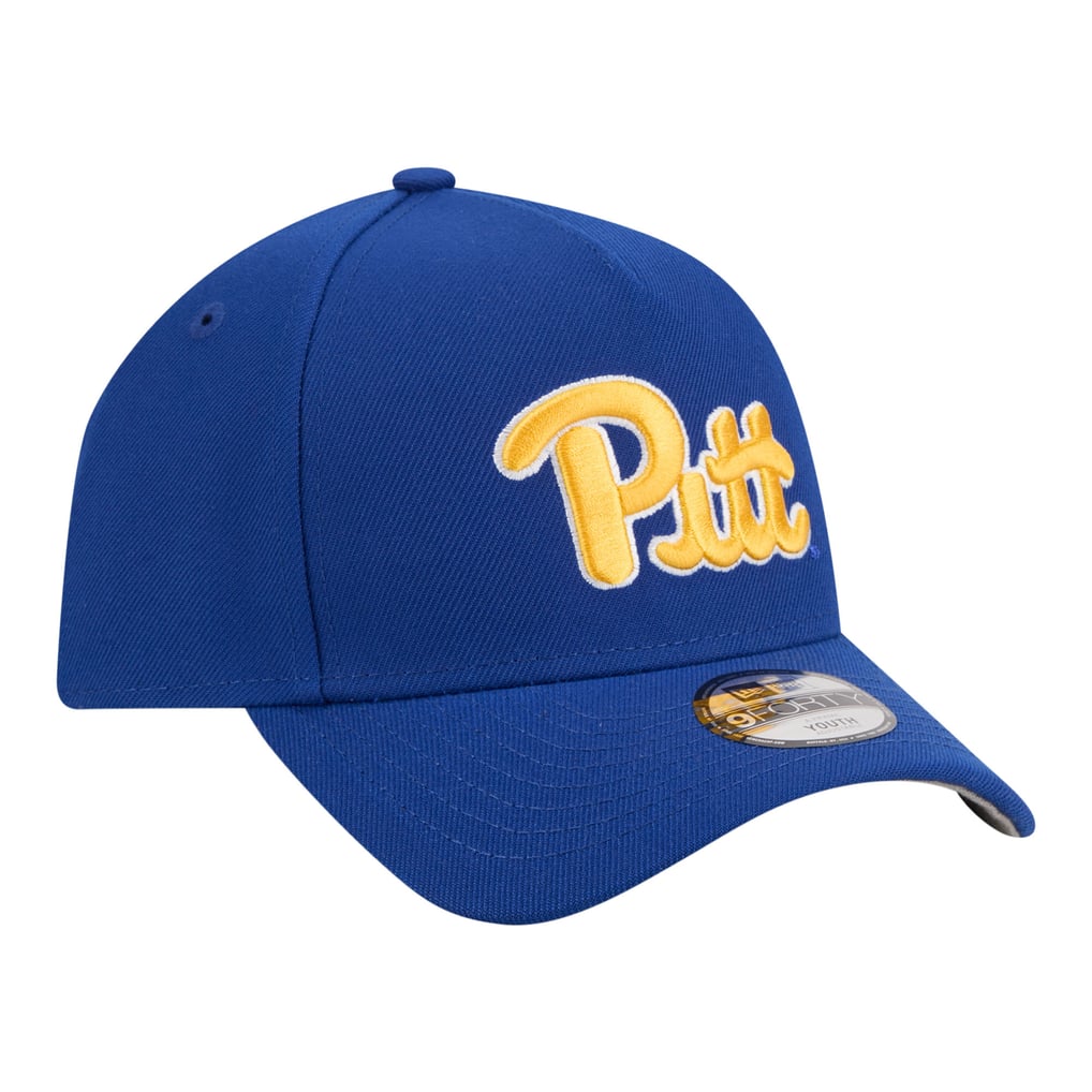 Pitt Panthers New Era Youth 9FORTY A-Frame Adjustable Hat - Royal