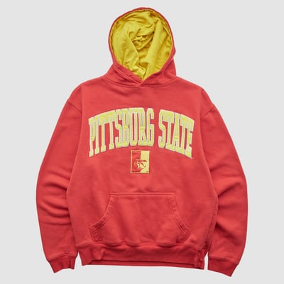 Pittsburg State Gorillas J America Sportswear 2010s Hooded Pullover Sweatshirt - Red - XS by Fanatics Real Vintage
