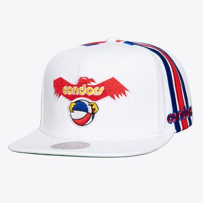 Pittsburgh Condors Mitchell & Ness Hardwood Classics ABA Suit Up Snapback Hat - White