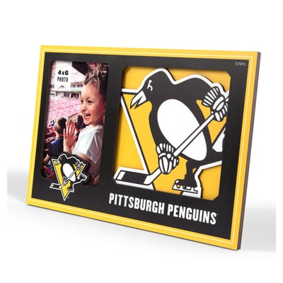 Pittsburgh Penguins Fanpoint 3D Logo Series Picture Frame