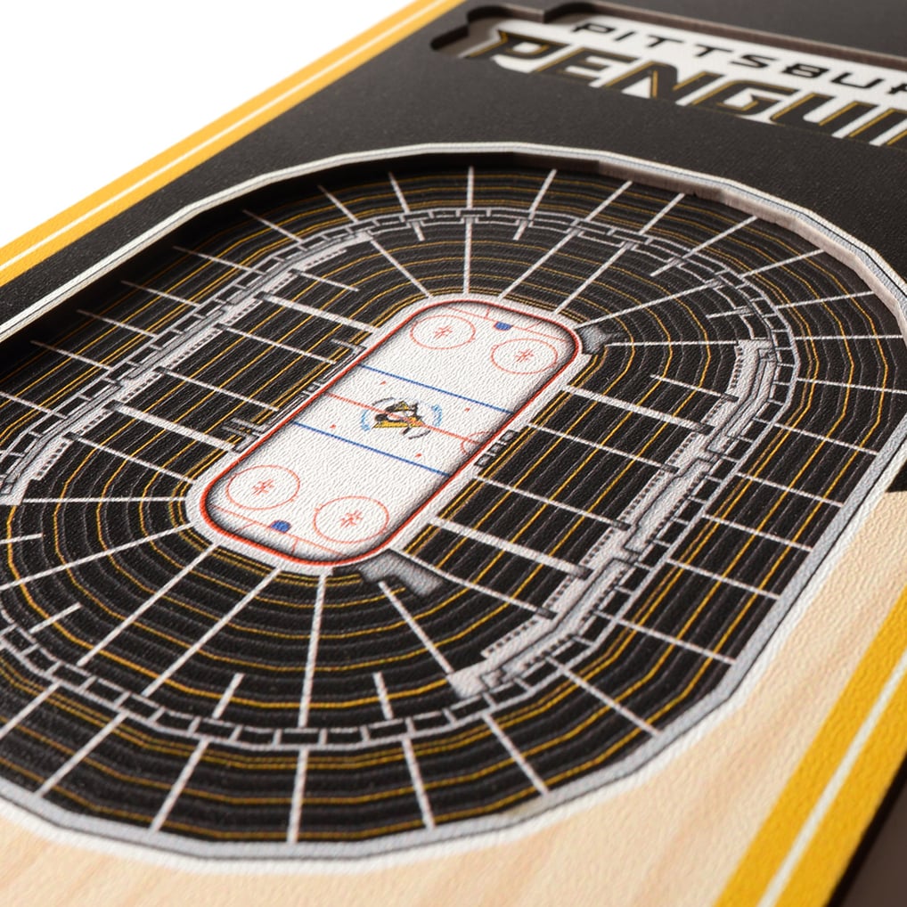 Pittsburgh Penguins Fanpoint 6'' x 19'' 3D StadiumView Banner