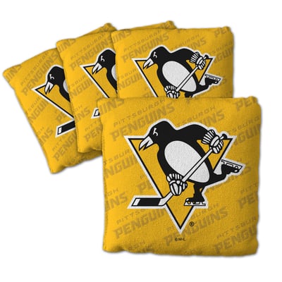 Pittsburgh Penguins Fanpoint Four-Piece Cornhole Bag Set