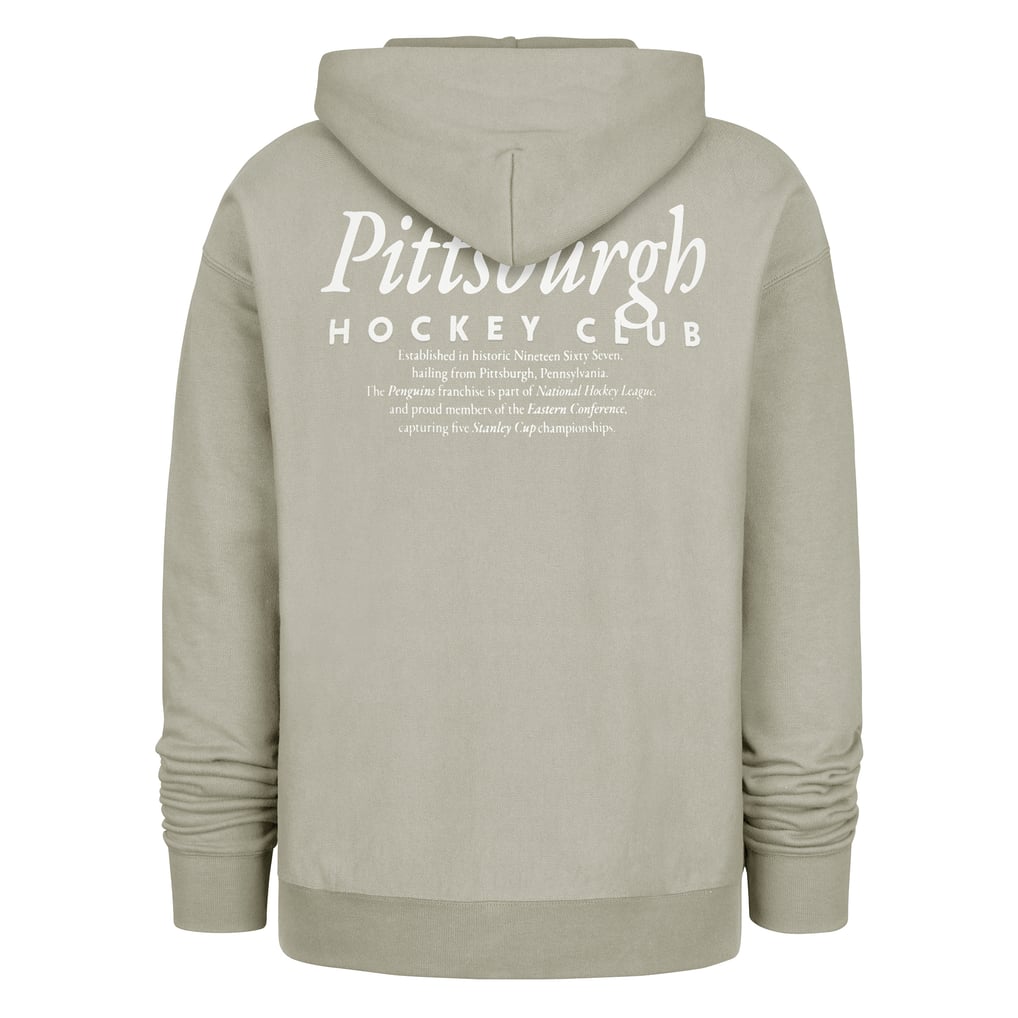  Pittsburgh Penguins '47   Foundation Pullover Hoodie  - Gray