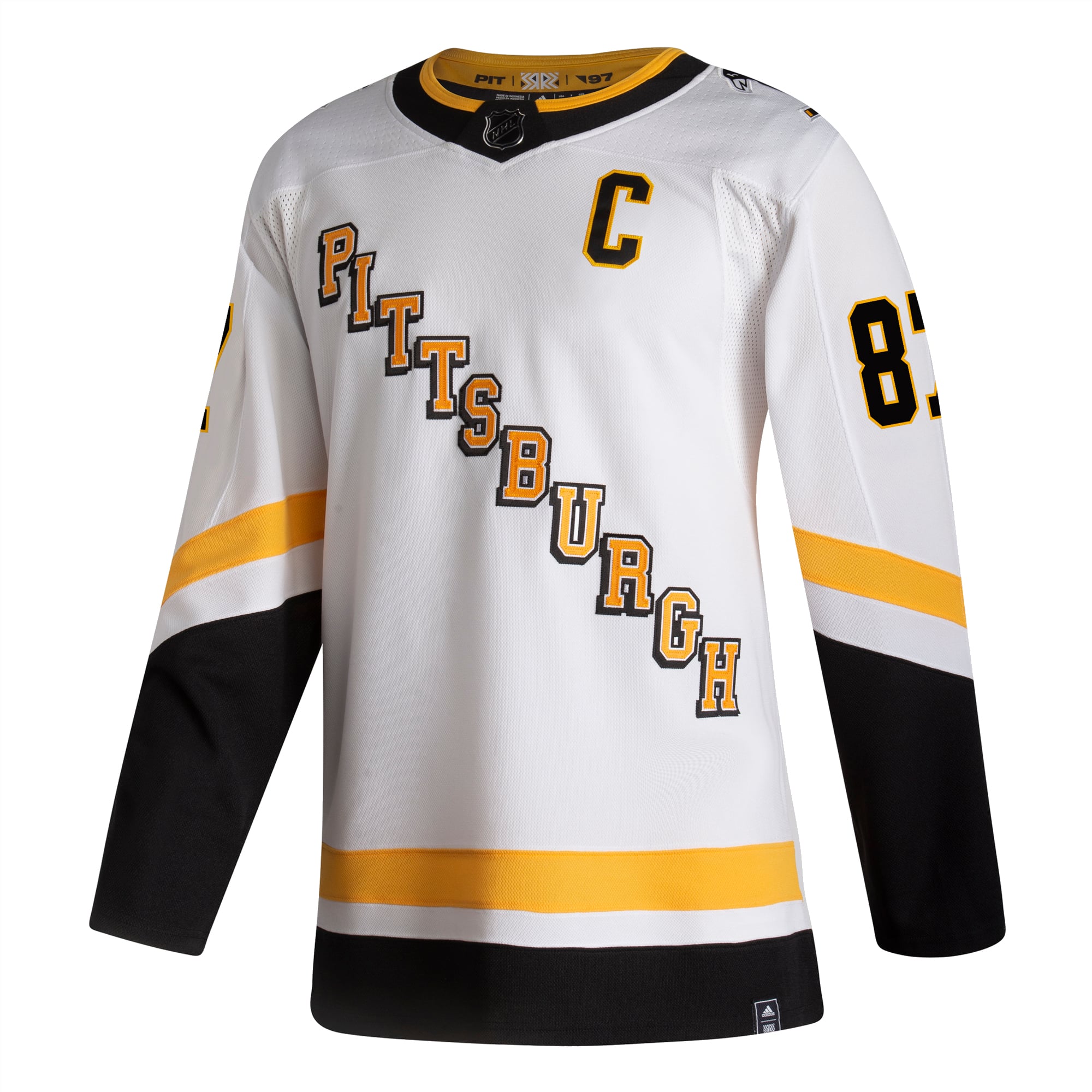 Men's Pittsburgh Penguins Sidney Crosby adidas White 2020/21