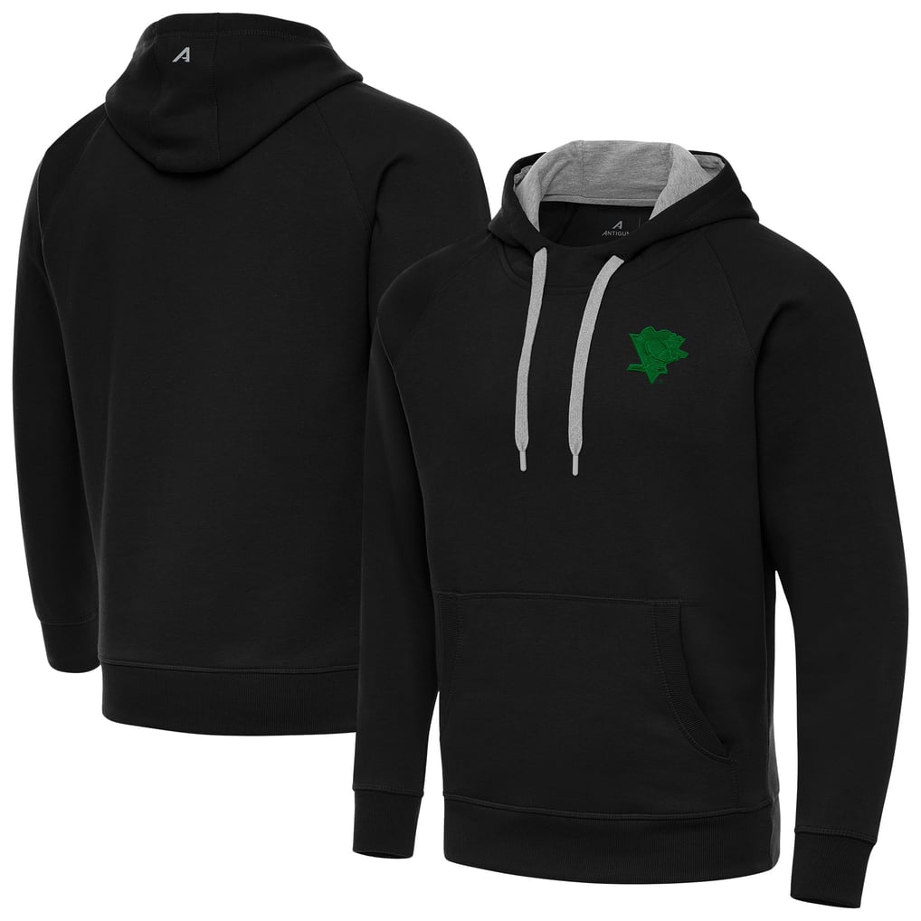 Pittsburgh Penguins Antigua St. Patrick's Day Victory Pullover Hoodie - Black