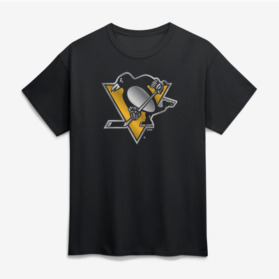 Pittsburgh Penguins Big & Tall Forged Mascot T-Shirt - Black