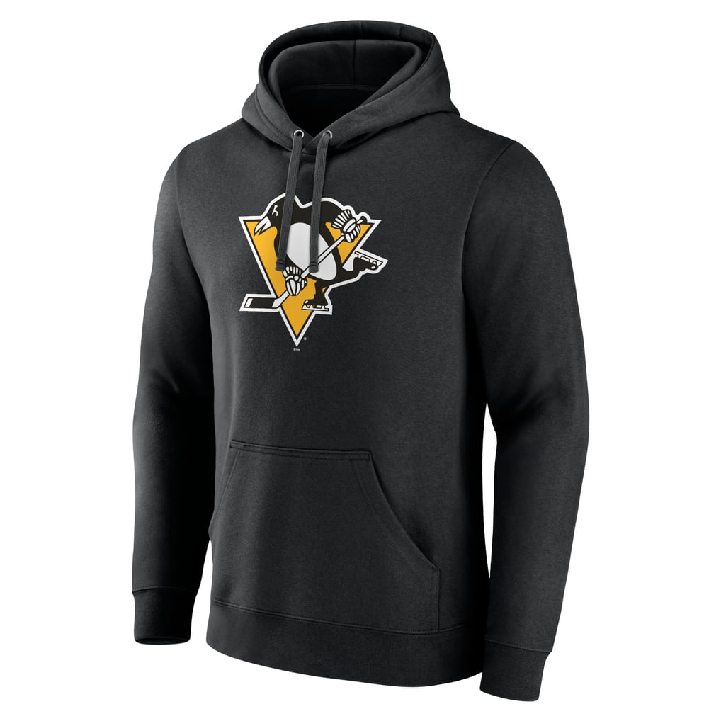 Pittsburgh Penguins Primary Team Logo Pullover Hoodie - Black