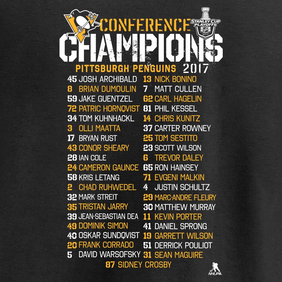2017 Pittsburgh Penguins Team Roster Carl Hagelin Wikipedia