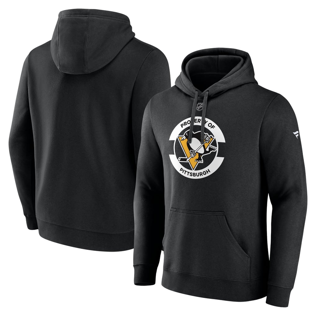  Pittsburgh Penguins Fanatics Authentic Pro Core Secondary Fleece Pullover Hoodie - Black