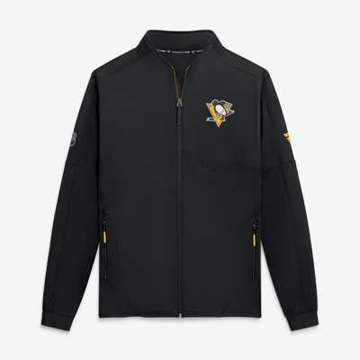 Pittsburgh Penguins Fanatics Authentic Pro Rink Fleece Full-Zip Jacket - Black