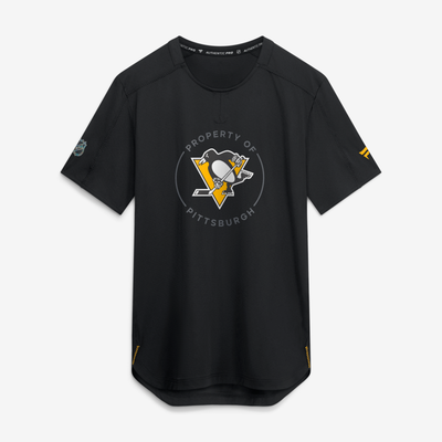 Pittsburgh Penguins Fanatics Authentic Pro Train Performance T-Shirt - Black