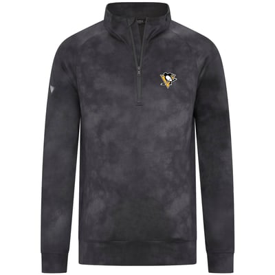  Pittsburgh Penguins Levelwear Atlas Quarter-Zip Pullover - Charcoal