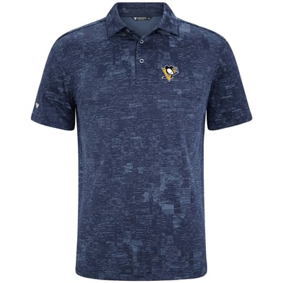  Pittsburgh Penguins Levelwear Data Polo - Navy