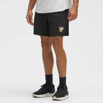 Pittsburgh Penguins lululemon Pace Breaker Linerless Short 7" - Black
