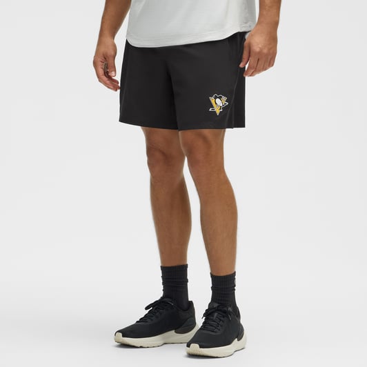 Pittsburgh Penguins lululemon Pace Breaker Linerless Short 7" - Black