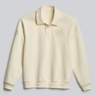Pittsburgh Penguins lululemon Smooth Double-Knit Long-Sleeve Polo - Coconut Ivory